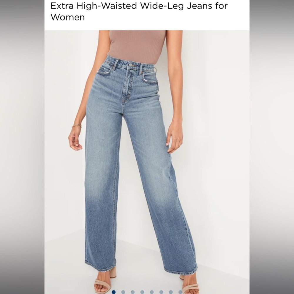 Old Navy wide leg jeans